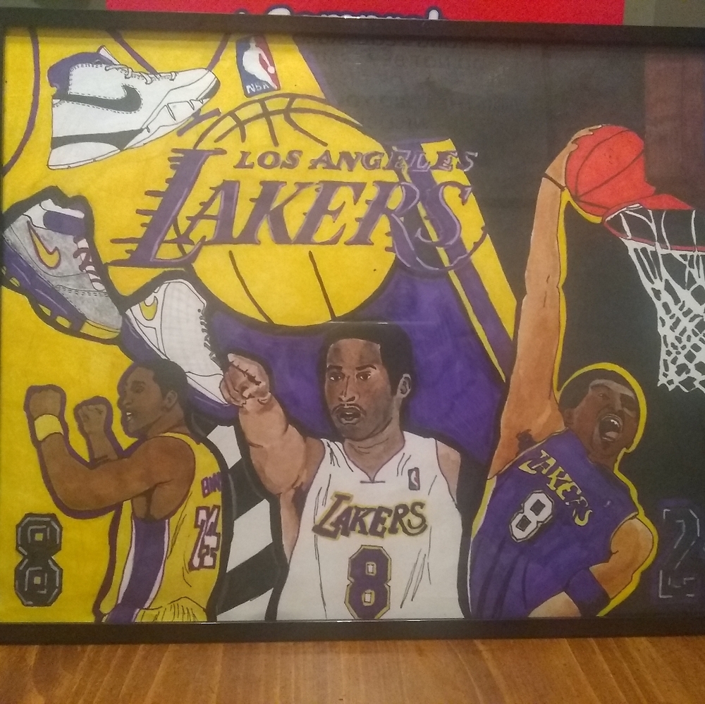 Kobe Bryant Art Piece